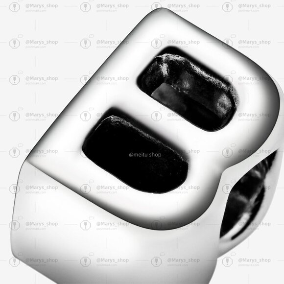 Pandora Letter B Alphabet Charm - Picture 4 of 6